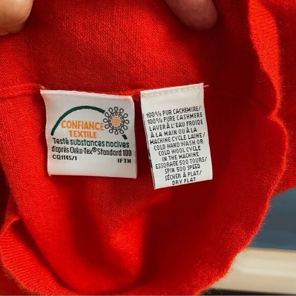 Eric Bompard Cashmere V Neck Sweater S - Picture 6 of 10